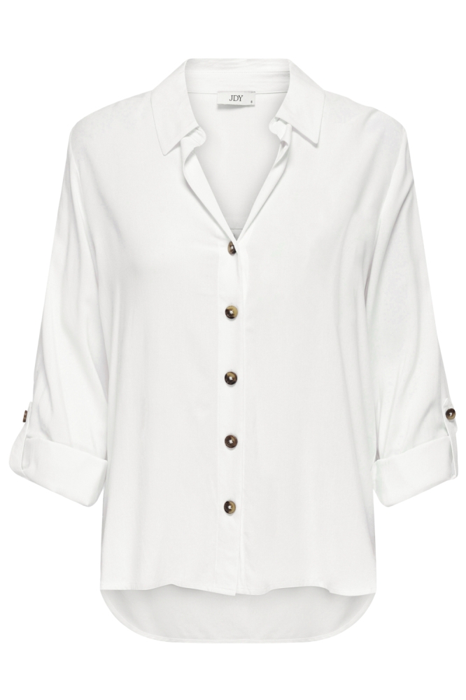 JDYLAUREL LIFE L/S SHIRT WVN DIA 15329311 WHITE